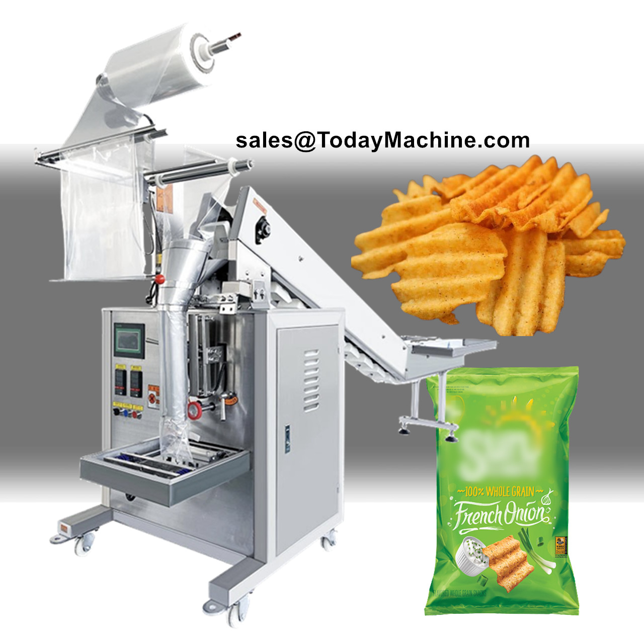 Mixed Seed Snack - Mesin Pengemas Otomatis Vertikal Rantai Kecil
