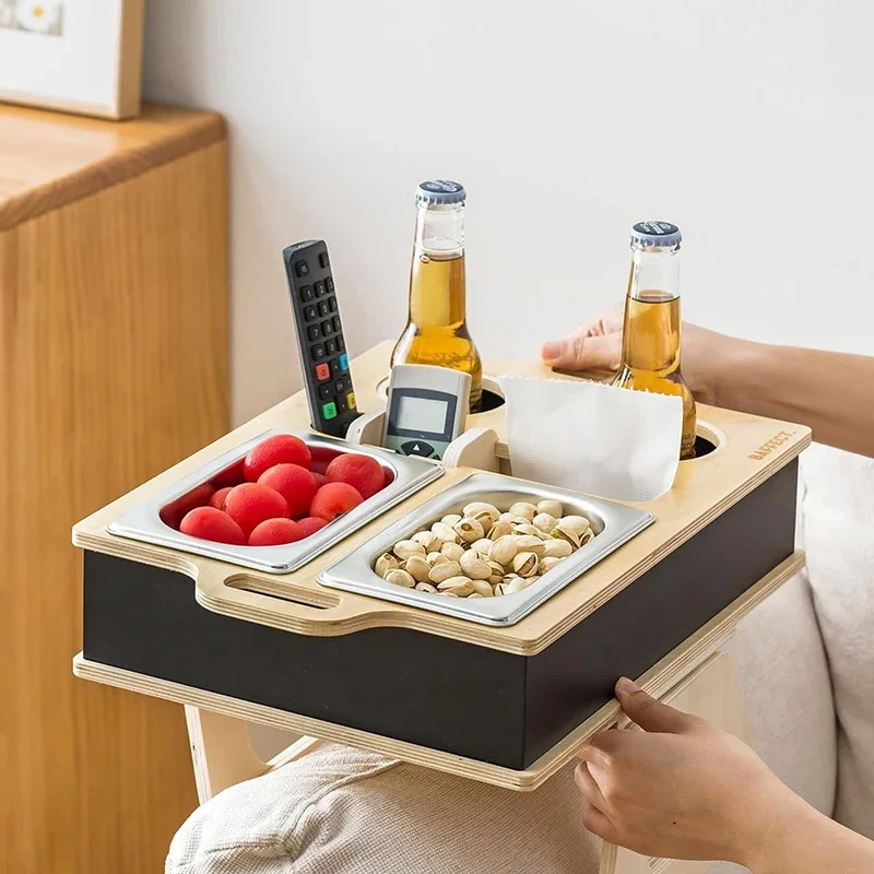 Food Drink Snacks - Baki Bambu Persegi Panjang Desktop Tempat
