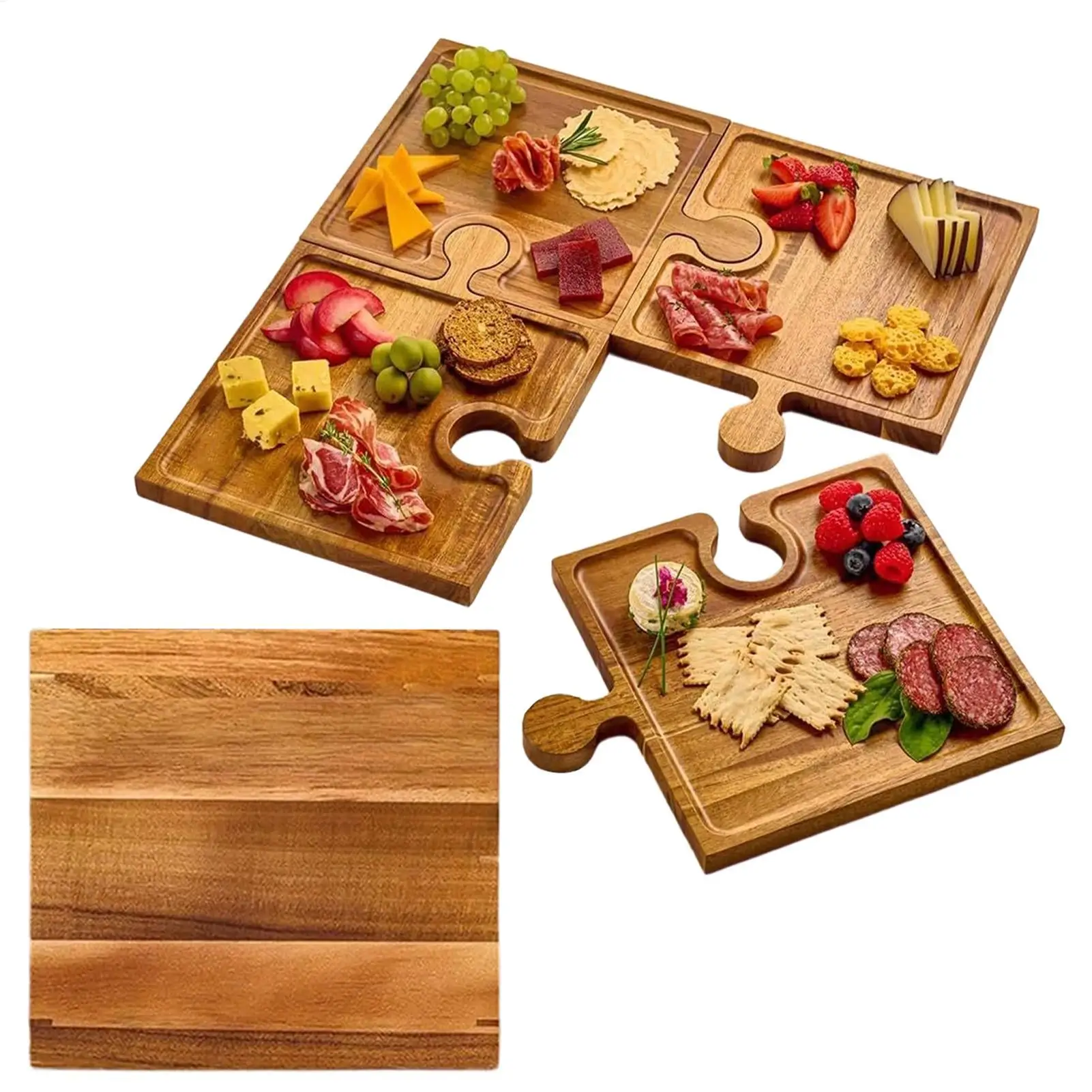 Food Platter Snacks - Nampan Sajian Makanan Kayu, Papan Charcuterie,