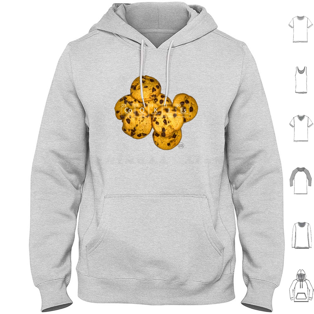 Food Sweet Snacks - Kue Hoodie Lengan Panjang Kue Makanan