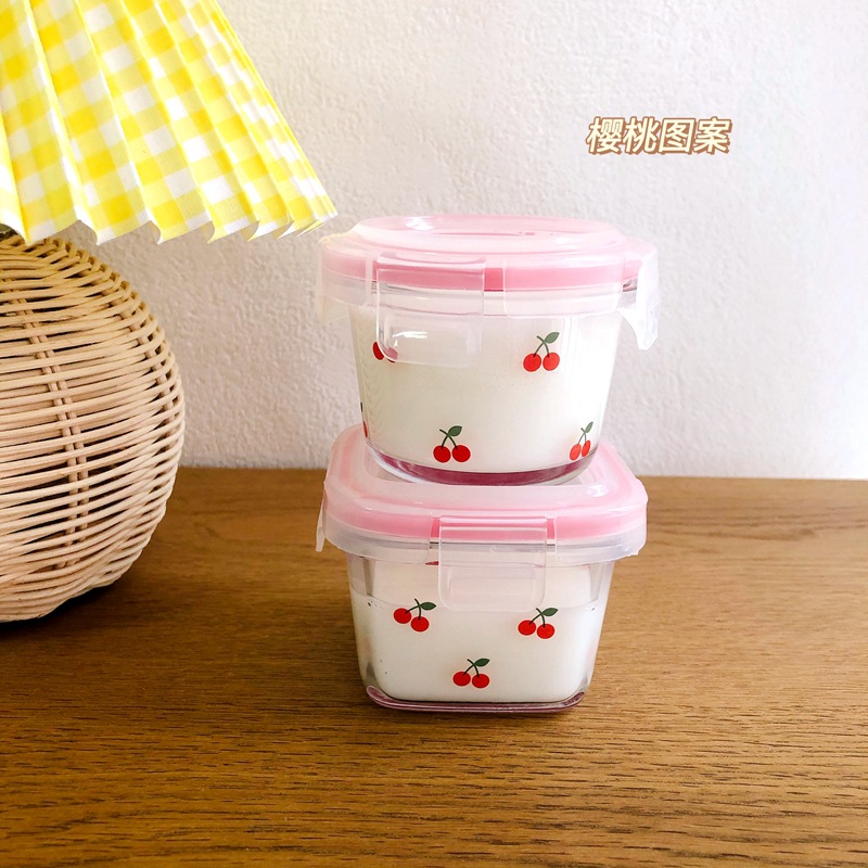 Food Sweet Snacks - Kotak segel Mini Cherry Korea portabel,