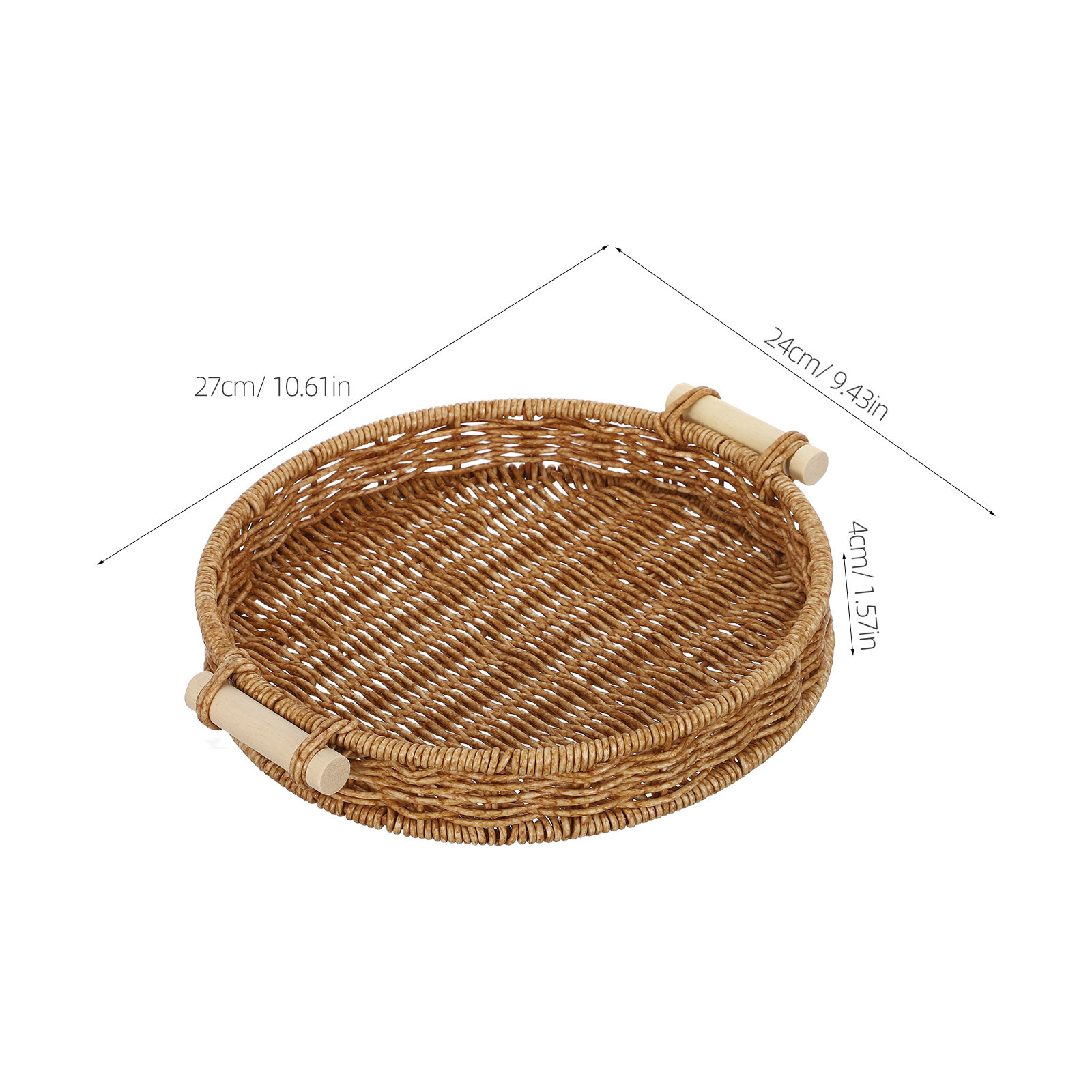 Keranjang Roti Rotan Imitasi,  - Food Drink Snacks ulasan dan harga