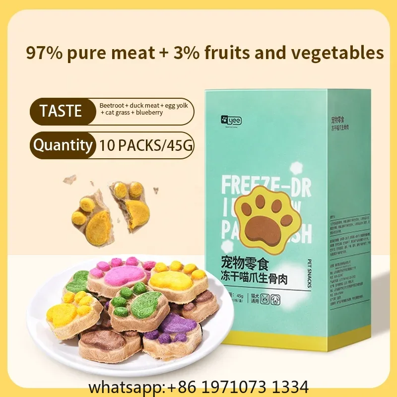Camilan Kucing Beku Kering Tin - Food Snacks High In Protein ulasan dan harga