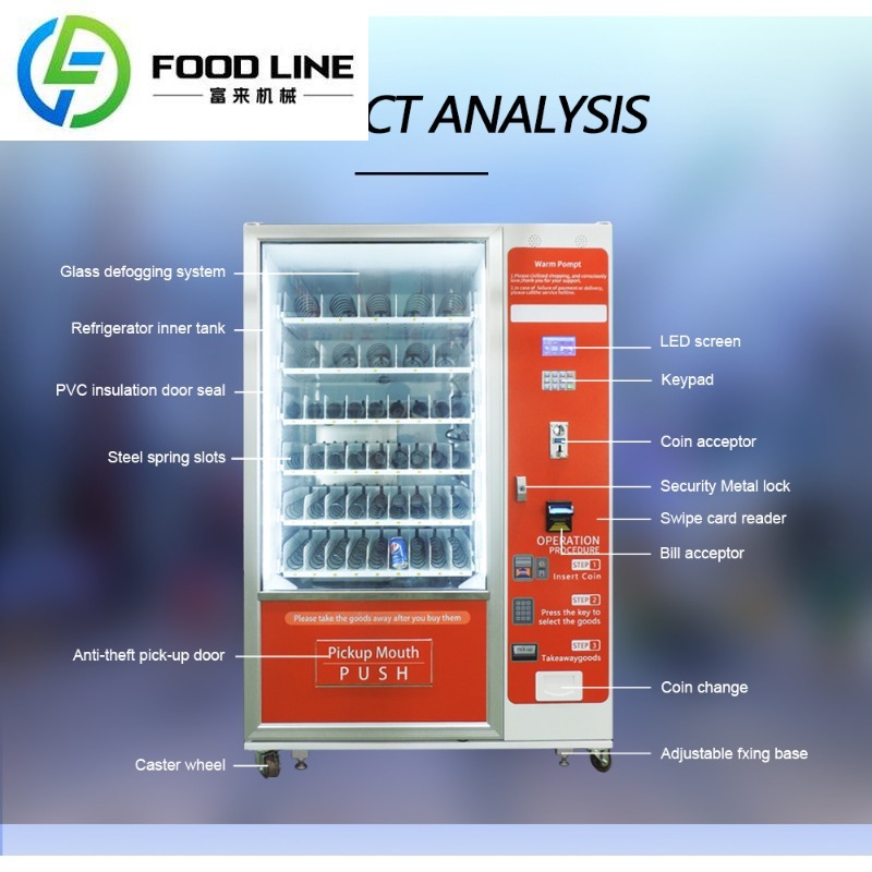 Mesin Penjual Otomatis Kombina - Food Drink Snacks ulasan dan harga