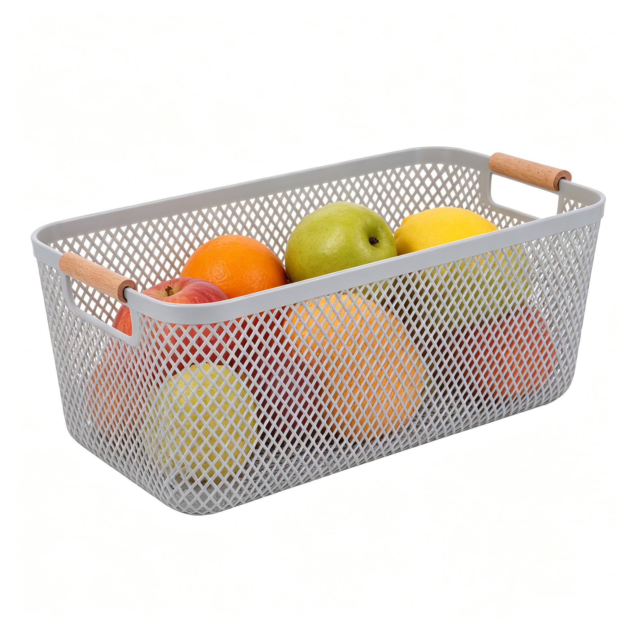 Keranjang Penyimpanan Jaring D - Snacks Food Hamper Basket ulasan dan harga