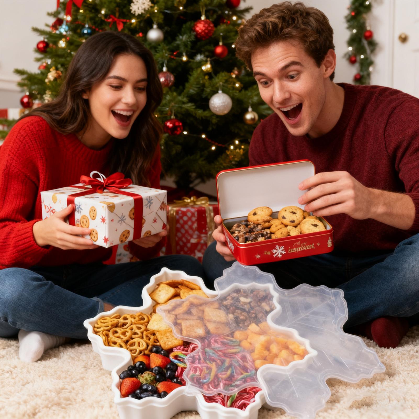 Nampan Sajian Natal, Organizer - Food Platter Snacks ulasan dan harga