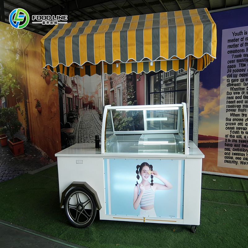 Gerobak Es Krim Mini, Troli Ca - Food Sweet Snacks ulasan dan harga
