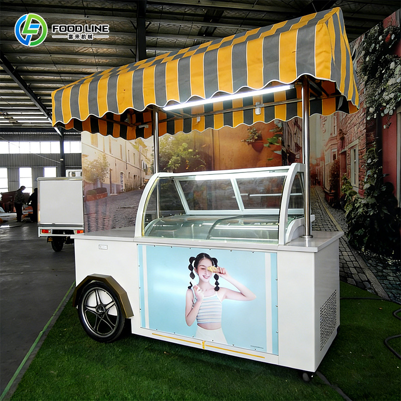 Gerobak Es Krim Mini, Troli Ca - Food Sweet Snacks ulasan dan harga