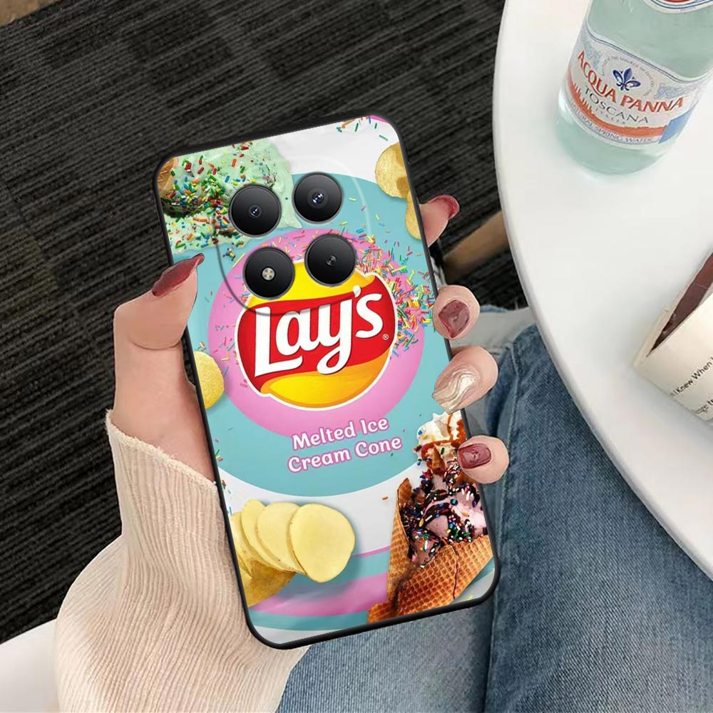 Casing Ponsel untuk Xiaomi Red - Food Snacks Quotes ulasan dan harga