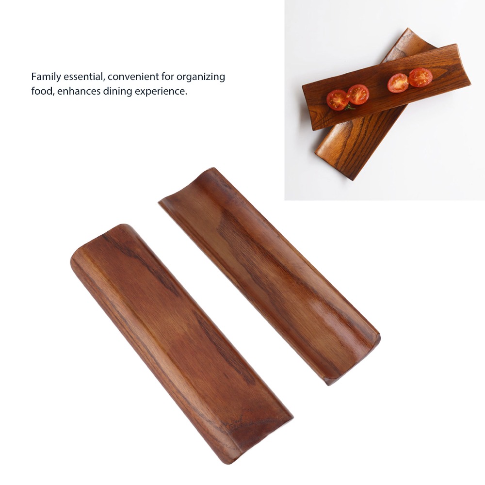 2 Buah Piring Sajian Kayu Piri - Food Platter Snacks ulasan dan harga