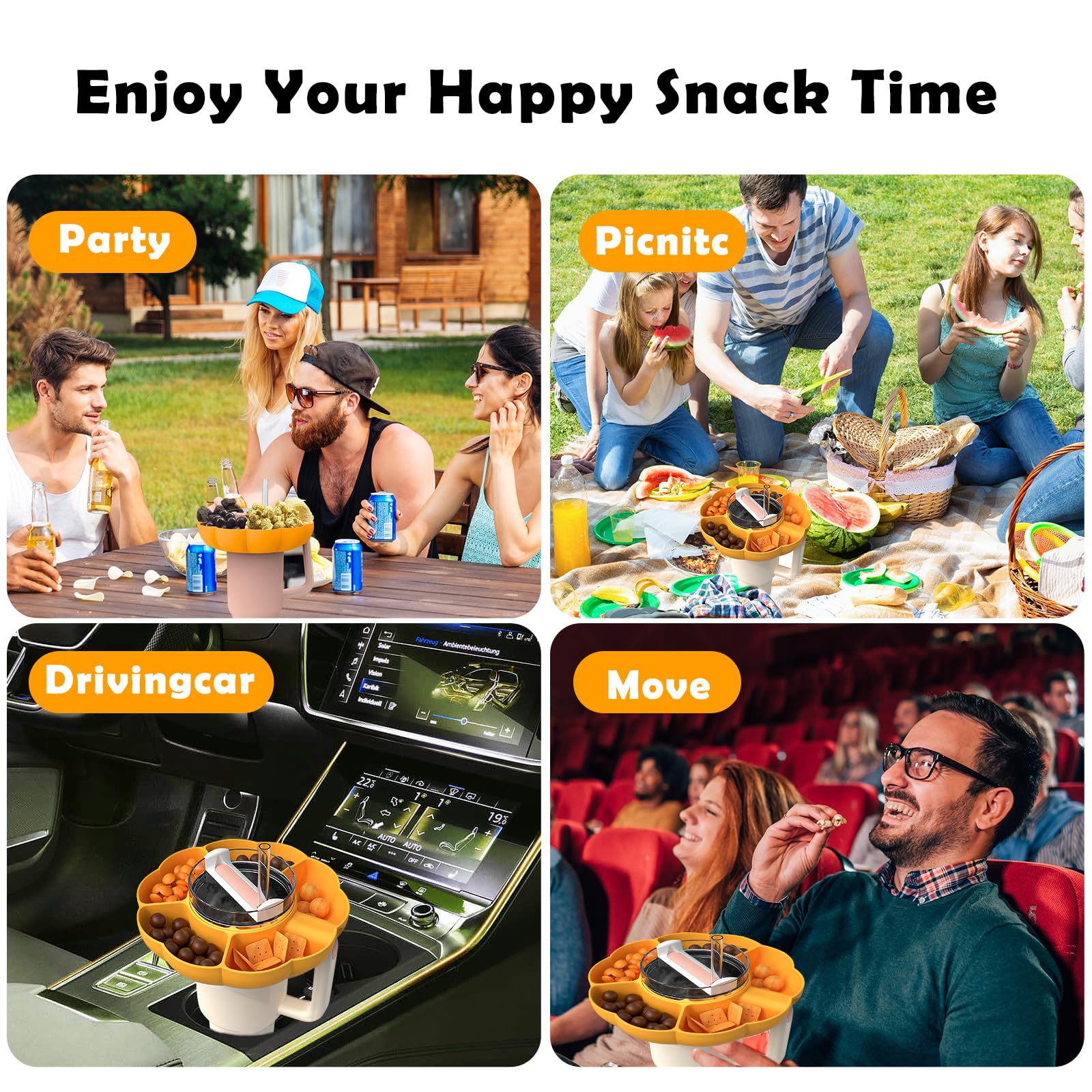 Piring makanan ringan silikon  - Food Platter Snacks ulasan dan harga