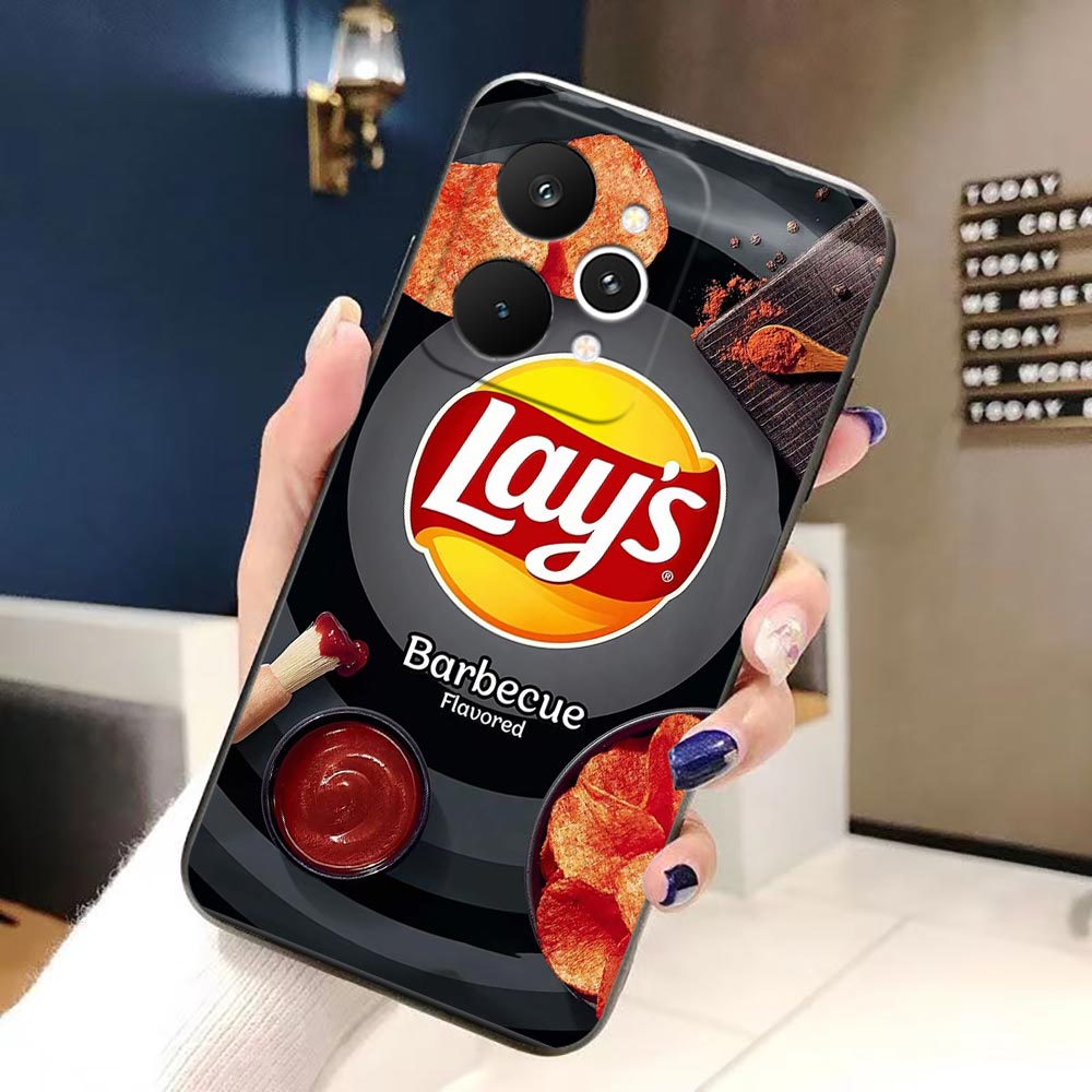 Casing Ponsel untuk OPPO Realm - Food Snacks Quotes ulasan dan harga