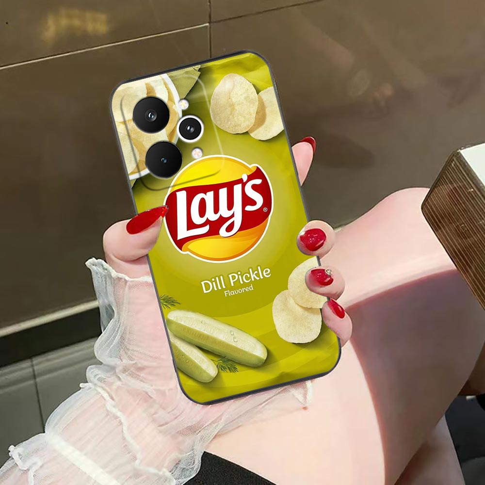 Casing Ponsel untuk OPPO Realm - Food Snacks Quotes ulasan dan harga