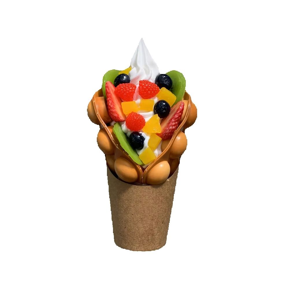 Es Krim gelembung wafel Model  - Food Snacks Order ulasan dan harga